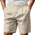 Damen bequeme Sweatshorts mit verstellbarem Bund und Seitentaschen R&B