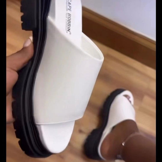 Damen Komfortable Wedge-Pantoletten mit trendigem Design R&B