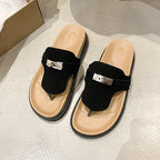 Damen modische Chic-Schlappen mit exklusivem Design und komfortabler Sohle EB