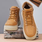 Damen High-Top Sneakers mit praktischem Reißverschluss und robustem Sohlenprofil R&B