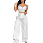 Damen elegante Culotte mit Spitzenverzierungen R&B