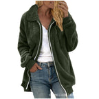 Damen Fleece-Jacke im Oversized-Stil R&B