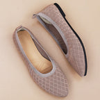 Damen Elegante und atmungsaktive Ballerinas mit rutschfester Sohle R&B