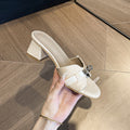 Damen Elegante Sandalen mit strukturiertem Obermaterial und modischem Blockabsatz R&B