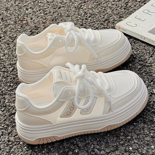 Damen Sportliche Sneakers mit atmungsaktive Mesh-Einsätze und gepolsterter Sohle R&B
