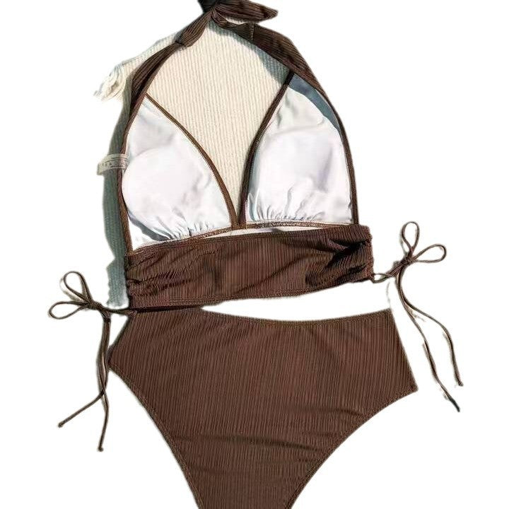 Damen Triangel-Bikini mit modischem Wickel-Design R&B