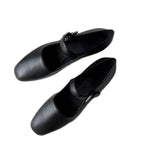 Damen elegante Mary Jane Ballerinas mit modischer Schnalle R&B