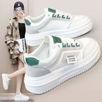 Damen modische Plateau Sneakers mit sportlicher Profilsohle und atmungsaktiver Konstruktion R&B
