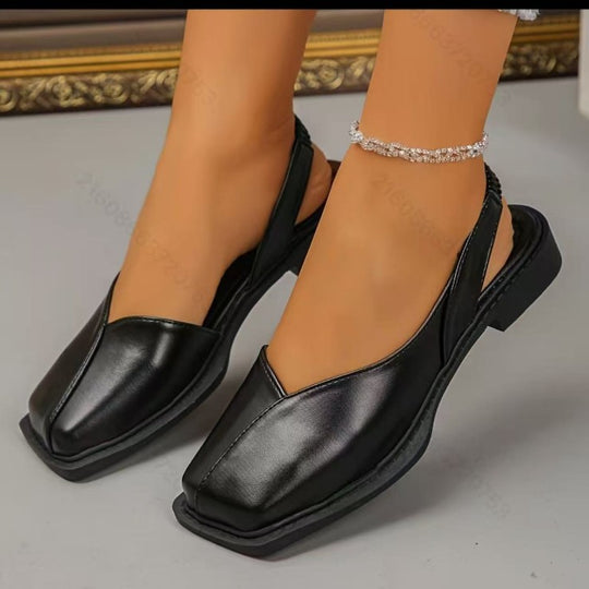 Damen modische Ballerinas mit eleganter spitz zulaufender Silhouette R&B