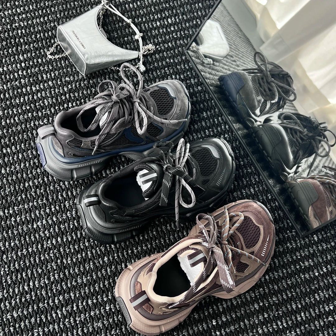 Damen Sportliche Sneakers mit robustem Sohlenprofil und atmungsaktivem Obermaterial R&B