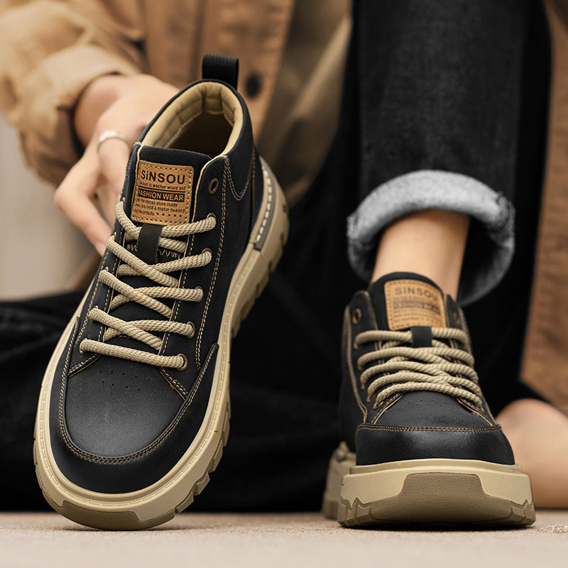 Damen Robuste High-Top Sneakers mit rutschfester Sohle und atmungsaktivem Obermaterial R&B