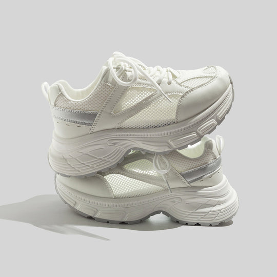 Damen Lauf-Sneaker mit atmungsaktivem Mesh-Obermaterial und stoßdämpfender Sohle R&B
