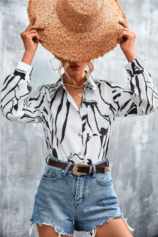 Damen Hemd im extravaganten Paisley-Design R&B