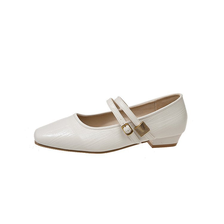 Damen elegante Ballerinas mit verstellbarem Riemen R&B