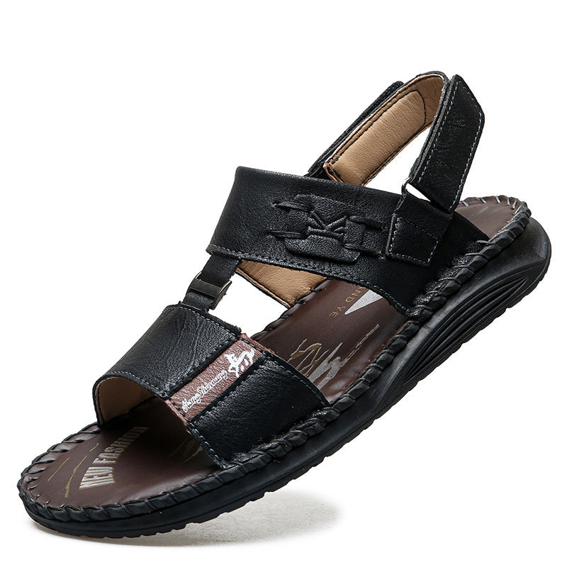 Herren Komfortable und atmungsaktive Sandalen mit verstellbarem Riemensystem R&B