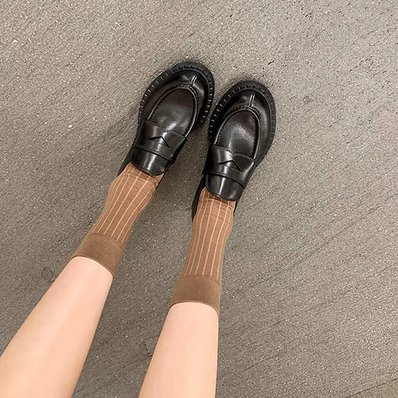 Damen Elegante Lederschuhe R&B