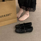 Damen Ballerinas mit zierlicher Schleife und komfortablem Fußbett R&B