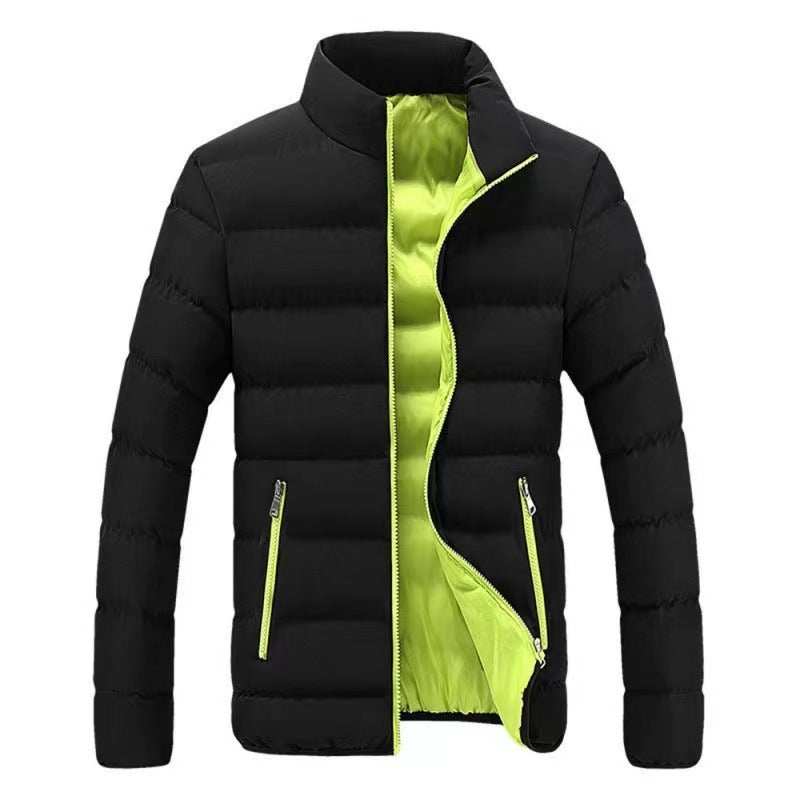 Herren nan gesteppte Thermojacke mit hohem Stehkragen und wasserabweisender Außenhülle R&B
