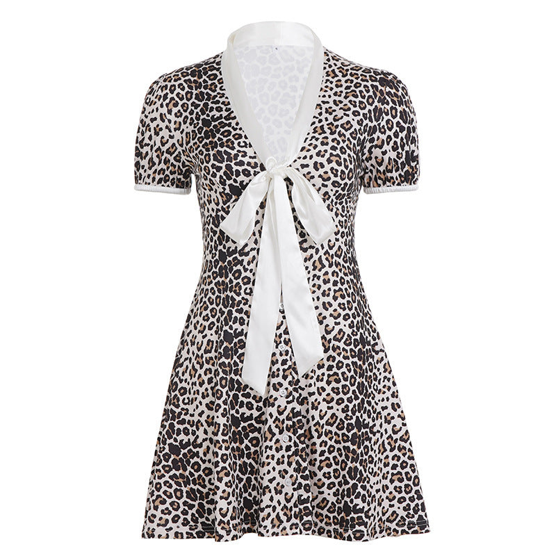 Damen Nachtwäsche Kimono mit tierischem Muster R&B