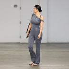 Damen Eleganter Einteiler mit asymmetrischem Schnitt und geschmackvollem Detail R&B