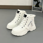 Damen hochformatige Sneakers mit stabiler Gummisohle und atmungsaktiver Innenpolsterung R&B