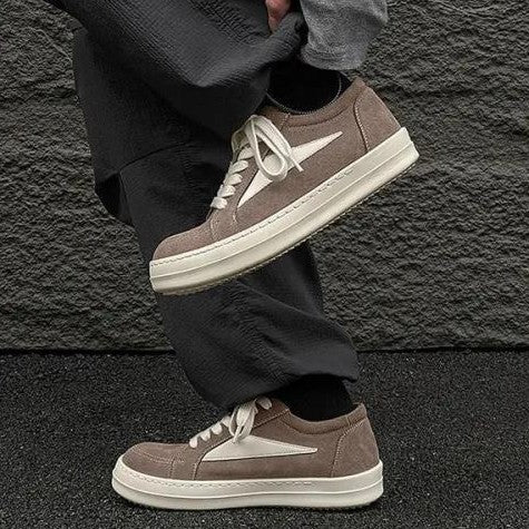 Damen modische Sneakers aus hochwertigem Wildleder mit zeitgemäßem Design R&B