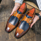 Herren Elegante Mokassins mit modischem Doppel-Monks-Design R&B