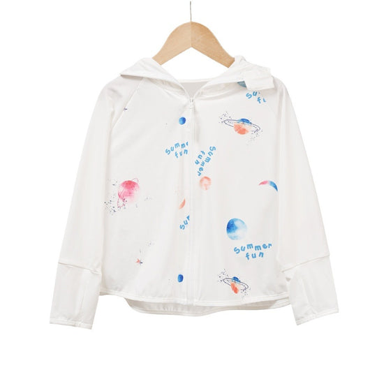 Damen Leichte Kapuzenjacke mit tierischem Aufdruck R&B