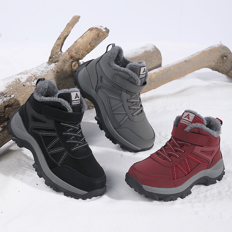 Damen isolierte Winterstiefel mit rutschfester Sohle und wärmendem Innenfutter R&B