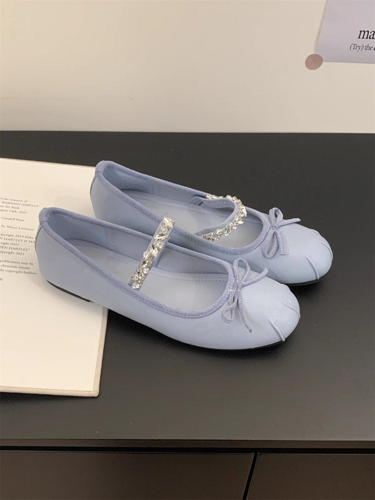 Damen Ballerinas mit elegantem Schleifenakzent und hochwertigem Innenfutter R&B