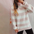 R&B | Weiche Strickjacke mit Strukturierten Streifen Acryl Komfortabel und Warm