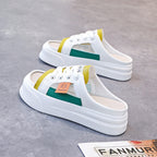 Damen Sneaker mit geschlossenen Fersen und hohem Plateau R&B