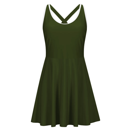 Damen Sportliches Schwimmkleid R&B