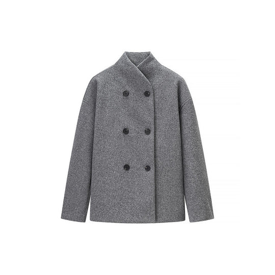Damen elegante Doppelreiher-Jacke im modischen Schnitt R&B