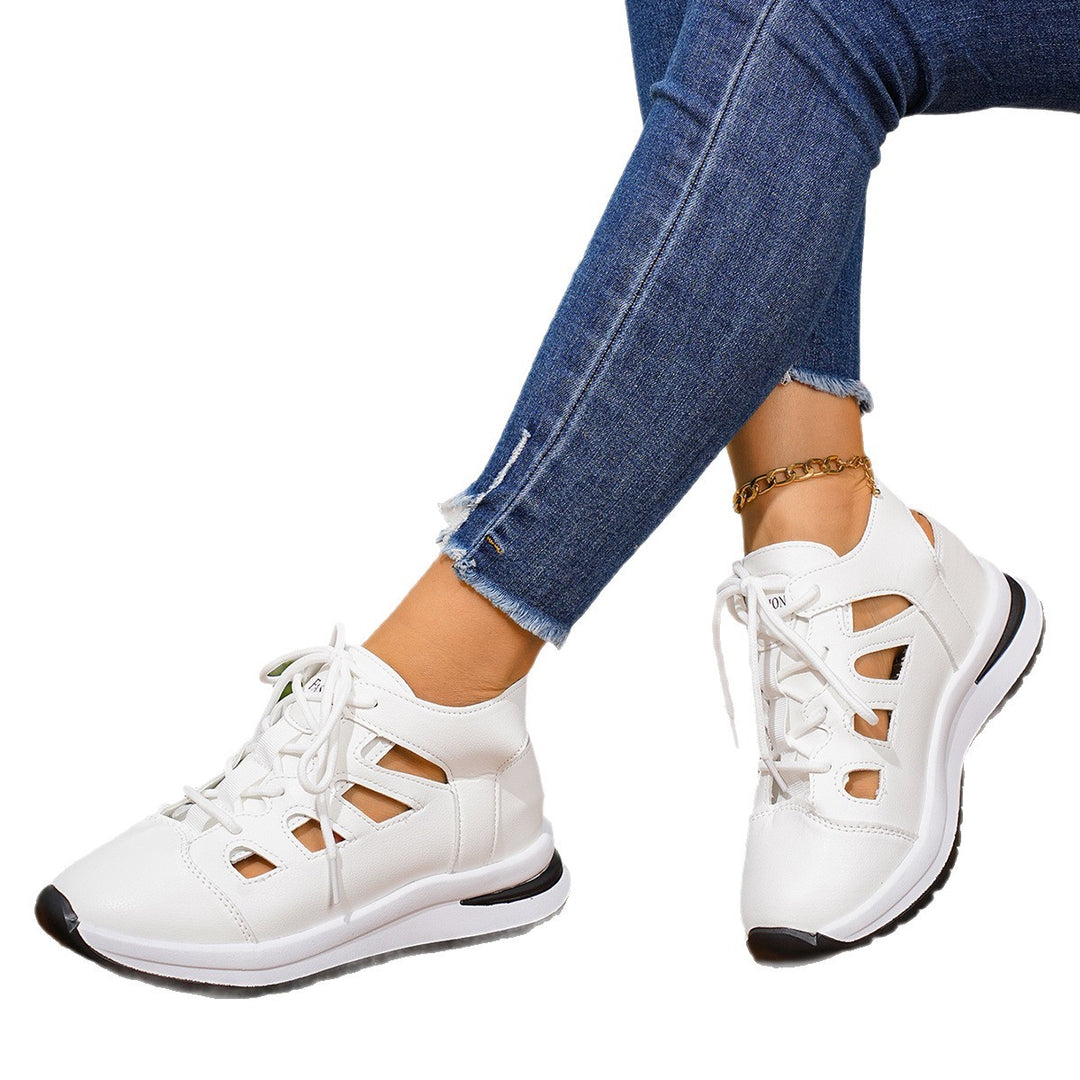 Damen Komfortable Sneaker mit atmungsaktiver Netzstruktur und elegantem Design R&B
