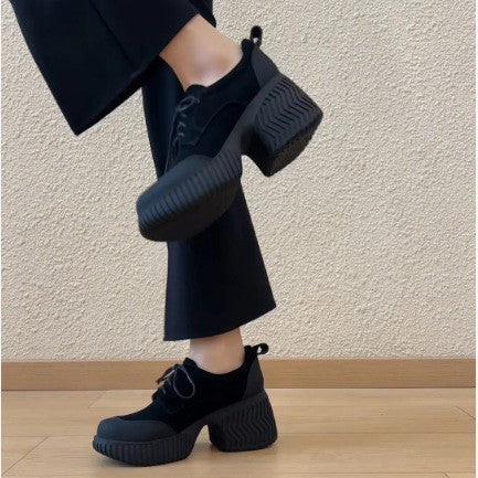Damen Chunky Sneakers mit markantem Profil und hohem Absatz R&B