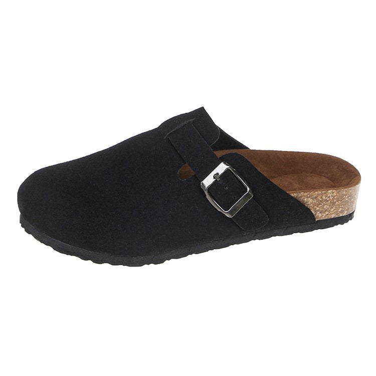 Damen Bequeme Clogs mit verstellbarem Riemen und anatomischem Fußbett EB