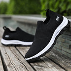Damen Hochqualitative Slip-On Sneakers mit elastischem Obermaterial und rutschfester Sohle R&B