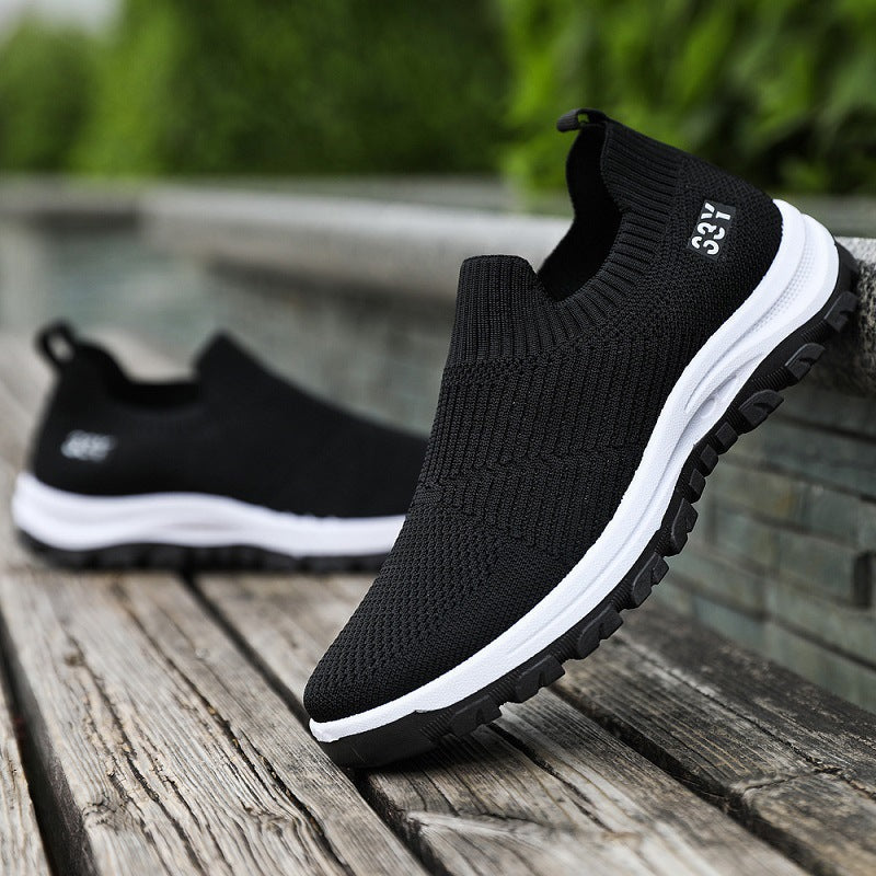 Damen Hochqualitative Slip-On Sneakers mit elastischem Obermaterial und rutschfester Sohle R&B