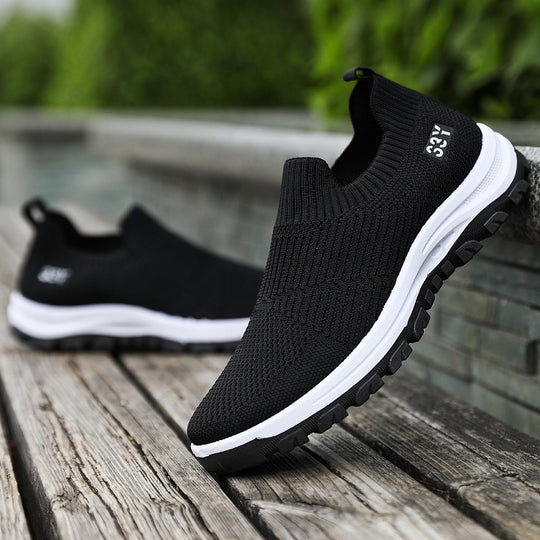 Damen Hochqualitative Slip-On Sneakers mit elastischem Obermaterial und rutschfester Sohle R&B