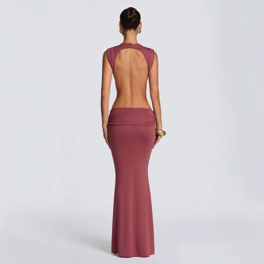 Damen Elegantes Abendkleid mit raffinierten Cut-Out-Details und figurbetontem Schnitt R&B
