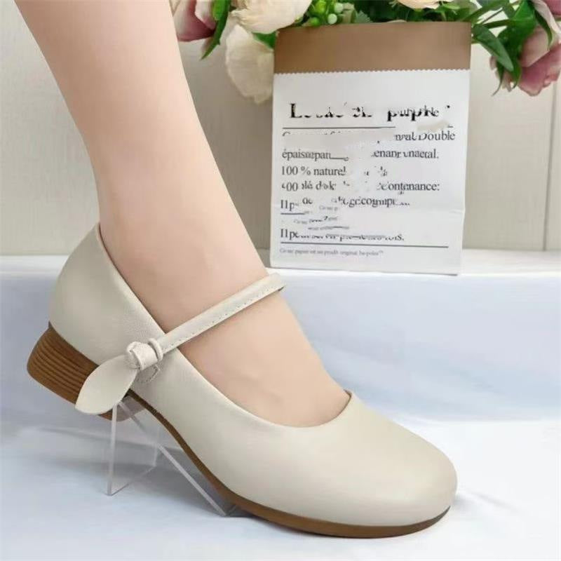 Damen elegante Ballerinas mit modischem Riemen und komfortablem Fußbett R&B