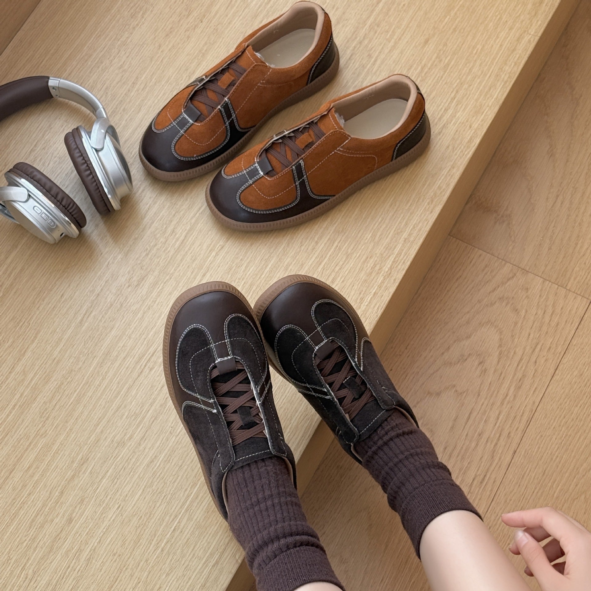 Damen Bequeme Sneaker mit weichem Obermaterial und innovativer Schnürtechnologie R&B