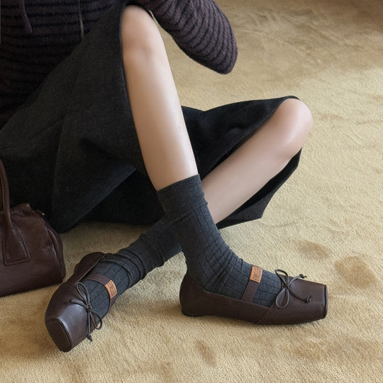 Damen Ballerinas mit elegantem Riemchen und hochwertigen Details R&B