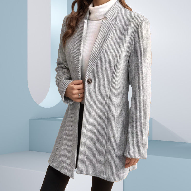Damen eleganter Blazer mit strukturiertem Design R&B