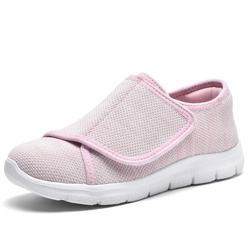 Damen Komfortable Slip-On Sneakers mit verstellbarem Klettverschluss R&B