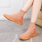Damen Flexibles Ankle-Design Sneakers mit atmungsaktivem Obermaterial