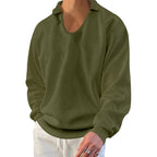 Herren lässiger Pullover mit strukturiertem Stoff und modernem Schnitt R&B