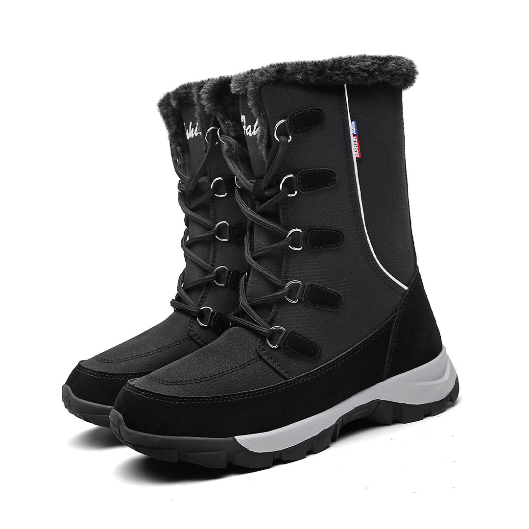 Damen Winterstiefel mit wärmeisolierendem Innenfutter und rutschfester Sohle R&B