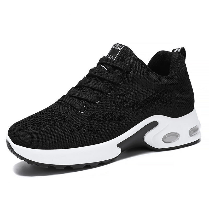 Damen Sportliche Sneakers mit atmungsaktiver Oberflächenstruktur und dämpfender Sohle R&B
